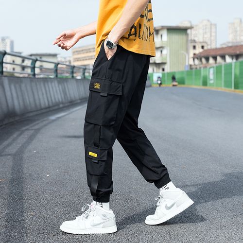 Amazon.com: RWCFZJP Spring Khaki Black Men's Cargo Jogger Pants Streetwear  Casual Baggy Trousers Khaki S : Clothing, Shoes & Jewelry