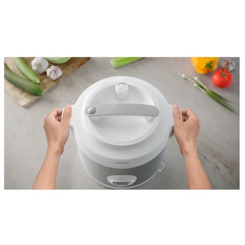 product_image_name-Philips-طباخة أرز – السلسلة 1000، سعة 1.8 لتر (حتى 10 أكواب)، نظام تسخين ثلاثي الأبعاد، طبخ/تبخير/إبقاء دافئ – طراز HD3008/40-5