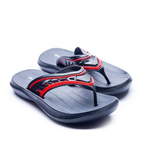 Onda Milano Slide Slippers For Men - Black And Red @ Best Price Online ...