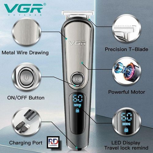 product_image_name-VGR-مشاركة هذا المنتج ماكينة حلاقه الشعر الاحترافية القابلة لإعادة الشحن V-105-5