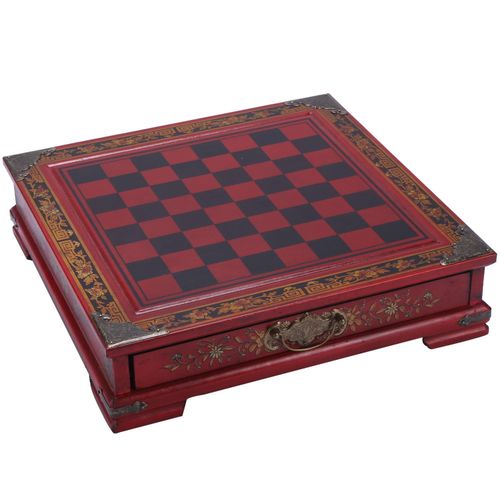 Buy 32Pcs/Set Wooden Table Chinese Chess Games Resin Vintage in Egypt