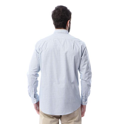 Dalydress Plaid Buttons Down Long Sleeve Shirt - Green &amp; Blue