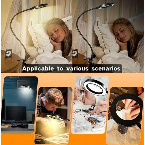 product_image_name-Generic-Flexible desktop ring light with clip - 3 light sources - USB connection - ideal for live streaming and reading.-3