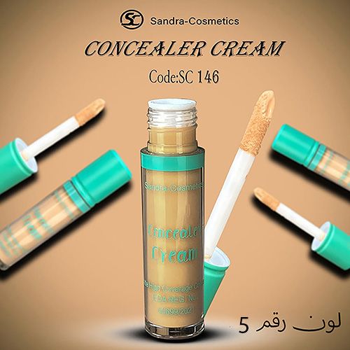 Sandra Coverage Matte Cream Concealer, Color No. (5)