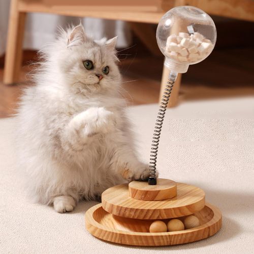 Interactive Cat Food Toys Kitten Puzzle Feeder