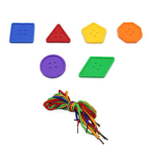 Buy 915 Generation 95 Pcs Kids DIY Button Puzzle Toy 6 Colour Button Lacing in Egypt