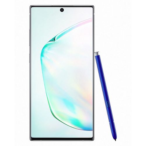 Samsung موبايل ثنائي الشريحة Galaxy Note10+ - 6.8 بوصة 256 جيجابايت/12 جيجابايت - 4G - جلو أورا