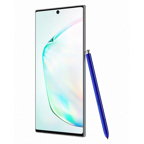 Samsung موبايل ثنائي الشريحة Galaxy Note10+ - 6.8 بوصة 256 جيجابايت/12 جيجابايت - 4G - جلو أورا