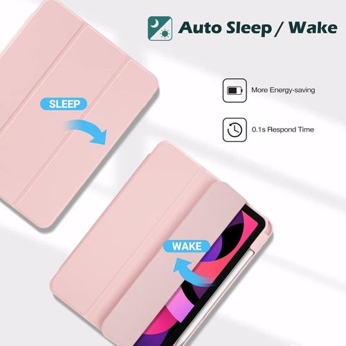 product_image_name-Generic-iPad Air 6th Generation Case, Innovation, iPad Air 11-inch Case, Full-Screen, Clear Cover, Compatible with Apple Pencil 2, Wireless Charging, Trifold Stand, Sleep/Wake PINK-6