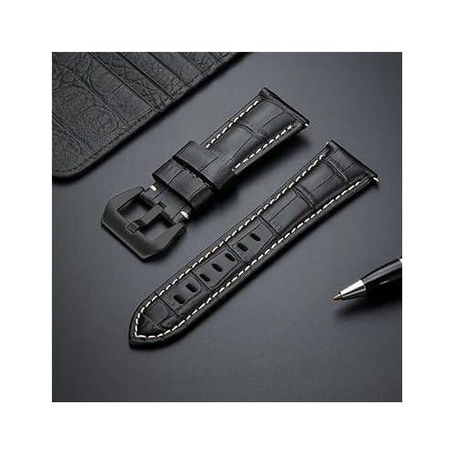 product_image_name-Generic-سوار بديل من تين تك متوافق مع ساعة سامسونج جير إس 3 وساعة هواوي 3، سوار ساعة من الجلد الناعم مقاس 22 مم، تصميم كلاسيكي وأنيق-4