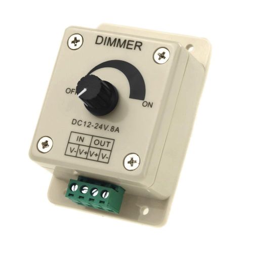 Generic DC 12V-24V LED Dimmer Controller Adjust Single Color For