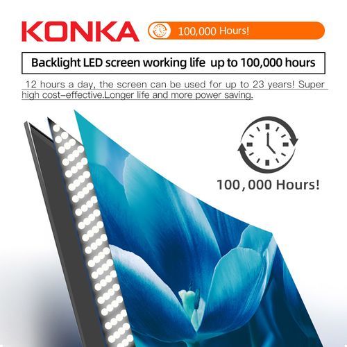 Konka تلفزيون سمارت Full HD Smart Sound Bar بإضاءة LED - 49 بوصة