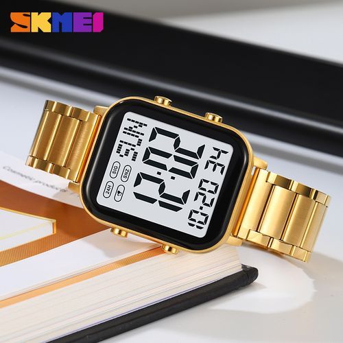 Men's square digital watch store