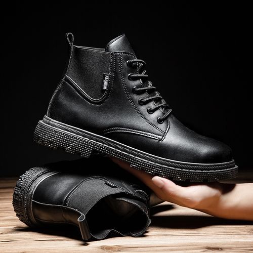 Lightweight black boots mens cheap