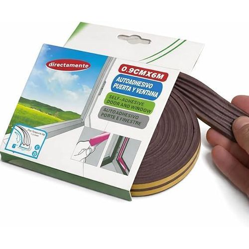 product_image_name-Generic-شريط عازل ذاتي اللصق للباب والنوافذ – مقاوم للطقس لحجب الضوضاء والغبار وتوفير الحماية المنزلية – لون بني-3
