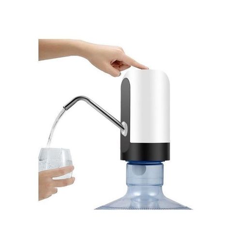 USB Charged White Bottle Water Pump