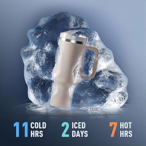 product_image_name-Generic-40oz Thermal Mug with Straw, Double-Walled Vacuum Insulated Car Mug, Travel Mug With Handle And Straw, For Iced Coffee, Hot or Cold Tea and Beverage (white)-5