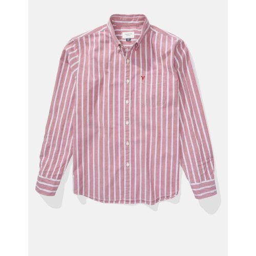 Buy American Eagle Striped Everyday Oxford Button-Up Shirt in Egypt