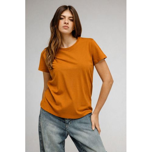 product_image_name-Generic-تيشيرت Feathers نسائي بقصّة منتظمة (Regular Fit)، بياقة دائرية وأكمام قصيرة، مصنوع من قطن 100%-1