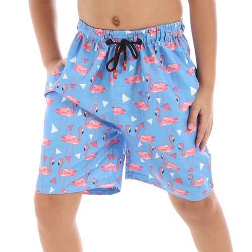 Buy Caesar Boys Swim Short Printed Flamingo in Egypt