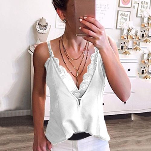 Women's Gold Color Camisole Vest