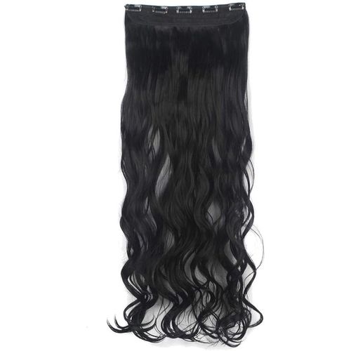 product_image_name-Generic-وصلة شعر صناعيه طويلة  حراريه قابلة للغسيل و الفرد اسود-2