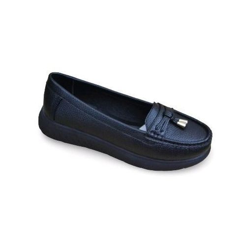 Generic Leather Slip On Flat Shoes