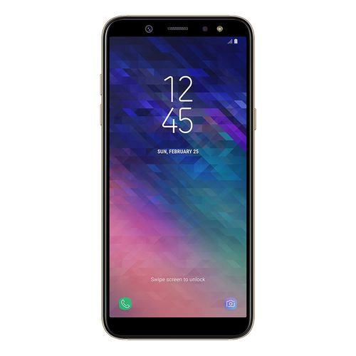 Samsung Galaxy A6 (2018) هاتف - 5.6 بوصة - ثنائي الشريحة - 64 جيجا بايت - ذهبى