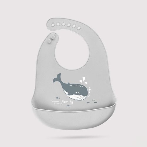 Buy 1pcs Adjustable Waterproof Silicone Baby Bibs in Egypt