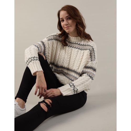 American Eagle Cable Knit Fair Isle Sweater Best Price Online Jumia Egypt
