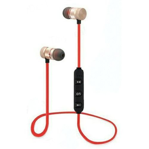 product_image_name-Generic-Sport Stereo Bluetooth Wireless Headphone - Gold/Red-1