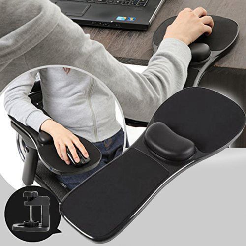 Ergonomic mouse pad and keyboard wrist rest computer arm rest