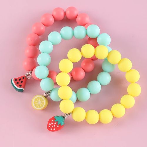 pearl beads bracelets for girls cartoon