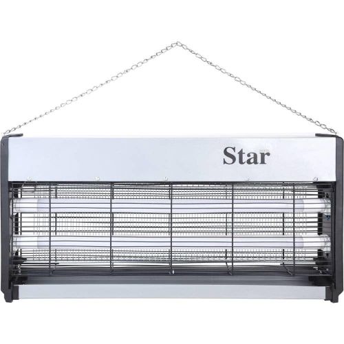 product_image_name-Star House-قاتل حشرات إلكتروني بالأشعة فوق البنفسجية وناموس مع 2 مصابيح LED، مثالي للاستخدام الداخلي والخارجي. قدرة قاتل 5000 فولت.-1