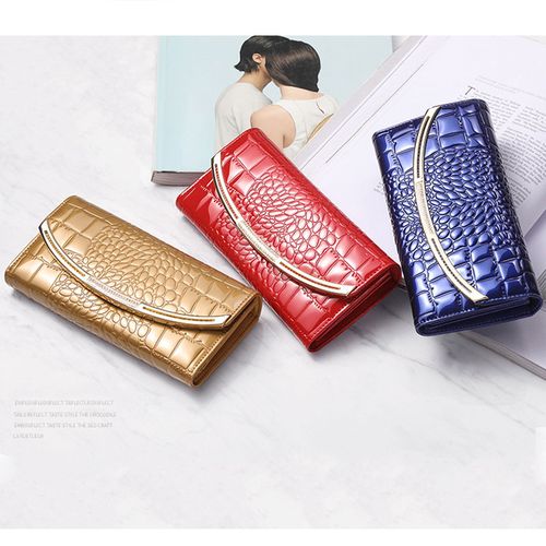 Fashion Women Genuine Leather Wallet Real Cowhide Leather Women