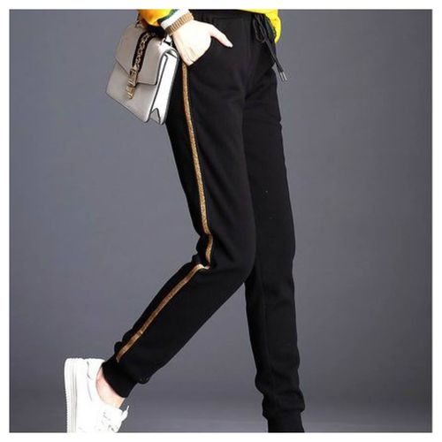 Ho Holland Ho Holland - Women Sweatpant - Black - Gold Line
