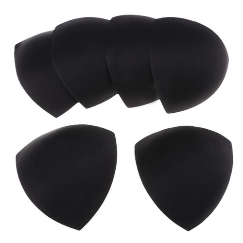 Triangle Bra Inserts Pads Removable Bra Cups Inserts 3 Pairs for Bikini  Yoga