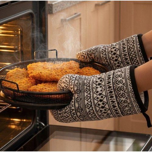 product_image_name-Generic-Oven Air Fryer Non-Stick Crisper Tray - BLACK-4