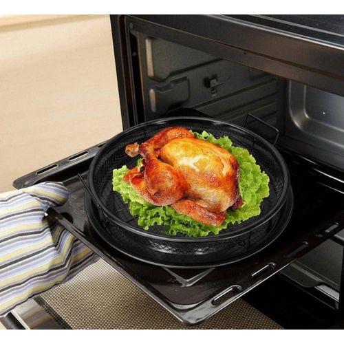 product_image_name-Generic-Oven Air Fryer Non-Stick Crisper Tray - BLACK-5