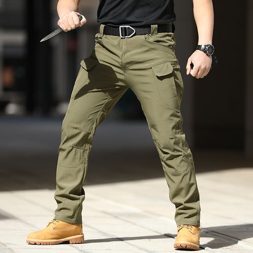 Mens Tactical Hiking Outdoor Waterproof Pants Cargo Work 4 Pocket Army  Trousers  Full On Cinema