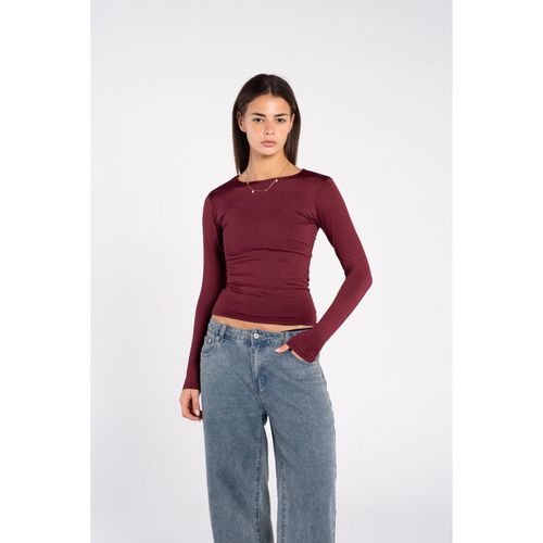 OUTDATED Round Neck Long Sleeve - Dark Maroon