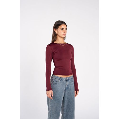 OUTDATED Round Neck Long Sleeve - Dark Maroon - image 3