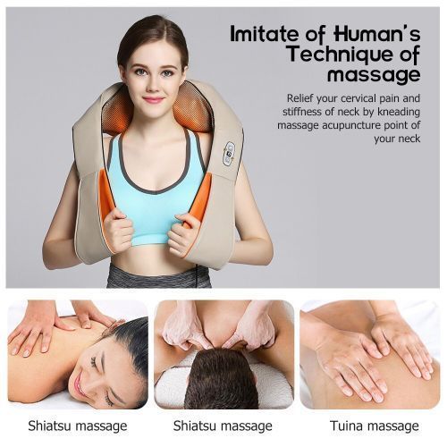 U Shape Electrical  Back Neck Shoulder Body Massager