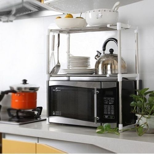 Generic استاند منظم ميكرويف واغراض المطبخ استانليس