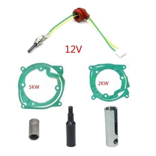 Generic 12V 2KW 5KW Auxiliary Ceramic Glow Plug Set Ceramic Pin Glow