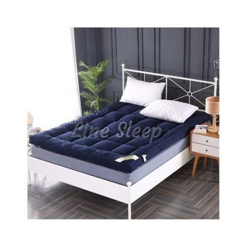 اشتري Line Sleep Mattress Topper _ 7cm _Line Sleep -navy Blue في مصر