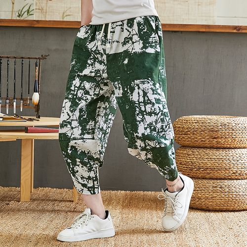 Men039s Vintage Hip Hop Trousers Drape Harem Pants Oversize WideLeg  Casual Pants  eBay