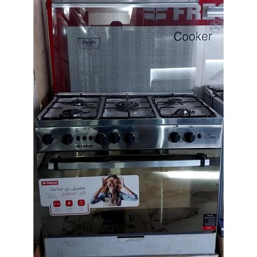 Buy Fresh Jumbo Free Standing Cooker - 5 Burners - 90x60cm- With Fan in Egypt