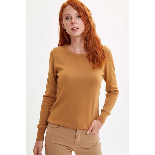 Defacto Woman Pullover Apparel - CAMEL