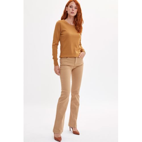 Defacto Woman Pullover Apparel - CAMEL